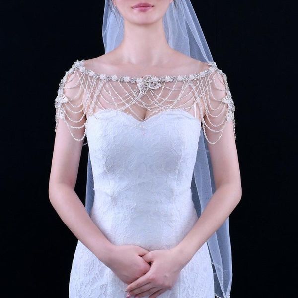 janevini luxury crystal beaded bridal shoulder chains necklace pearl women pageant prom wedding jewelry chain necklaces pendant, Silver
janevini luxury crystal beaded bridal shoulder chains necklace pearl women pageant prom wedding jewelry chain necklaces pendant, Silver