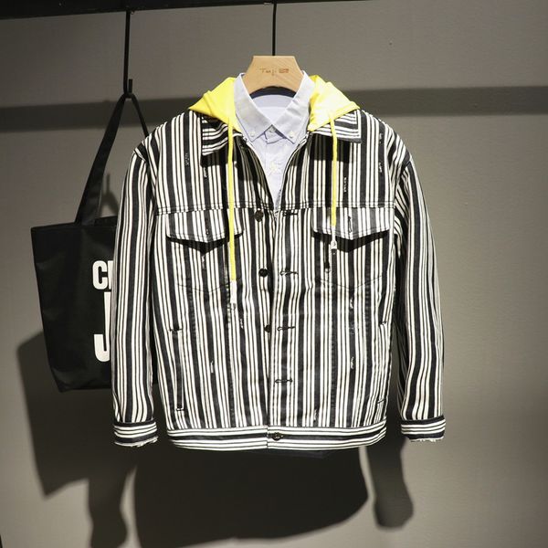 men's jackets fashion jacket men's spring autumn korean trend tooling denim clothes casual striped teenagers hooded men vucj, Black;brown
men's jackets fashion jacket men's spring autumn korean trend tooling denim clothes casual striped teenagers hooded men vucj, Black;brown