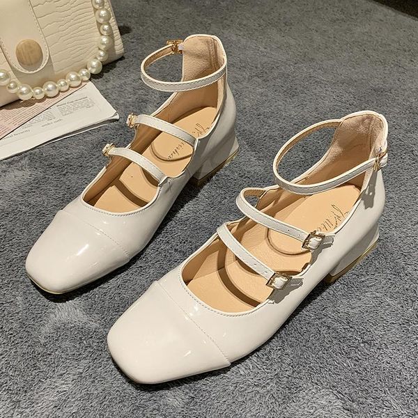 slippers pot patent leather round toe high heels mary jane buckle straps beautiful ladies daily wear fashion classic female, Black
slippers pot patent leather round toe high heels mary jane buckle straps beautiful ladies daily wear fashion classic female, Black