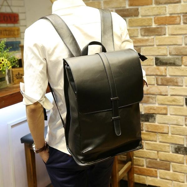 backpack men pu leather for lapmale business mochilas couro masculina motorcycle back pack travel rucksack school book bag
backpack men pu leather for lapmale business mochilas couro masculina motorcycle back pack travel rucksack school book bag