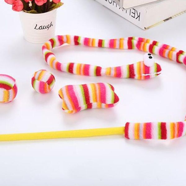 cat toys toy combination funny stick set rainbow snake wand fleece pet for cats interactive supplies
cat toys toy combination funny stick set rainbow snake wand fleece pet for cats interactive supplies