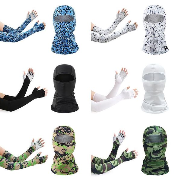 cycling caps & masks camouflage ice silk chief hood outdoor mask fishing sun protection oversleeve five finger sleeve, Black
cycling caps & masks camouflage ice silk chief hood outdoor mask fishing sun protection oversleeve five finger sleeve, Black