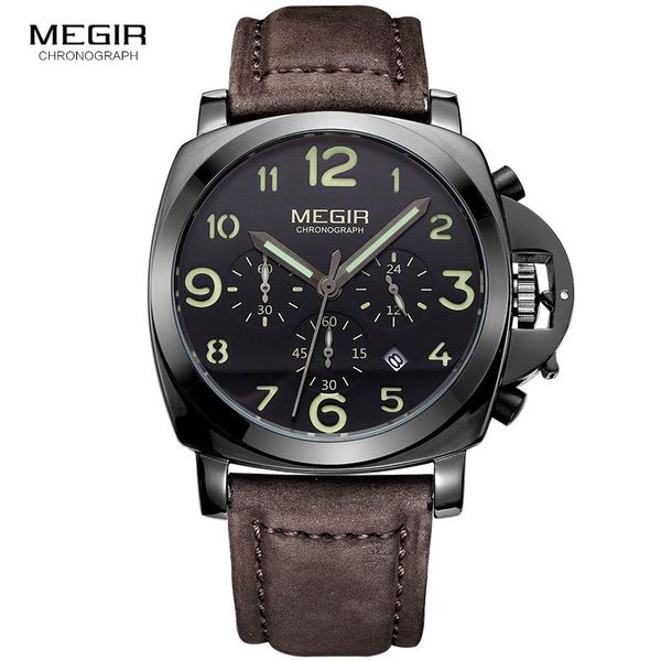 wristwatches 2021 watches men leather strap military sports chronograph quartz watch man fashion waterproof luminous clock, Slivery;brown
wristwatches 2021 watches men leather strap military sports chronograph quartz watch man fashion waterproof luminous clock, Slivery;brown
