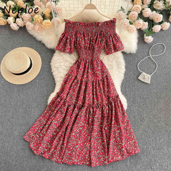 neploe slash neck shoulder strapless holiday dress women high waist hip a line long vestido vintage print short sleeve robe 210423, Black;gray
neploe slash neck shoulder strapless holiday dress women high waist hip a line long vestido vintage print short sleeve robe 210423, Black;gray
