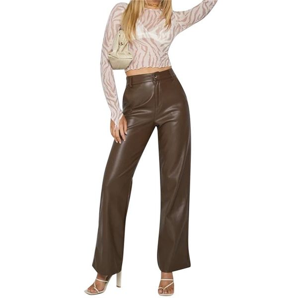 women's pants & capris xingqing vintage women high waisted pu leather casual zipper bottoms female autumn solid color office ladies tro, Black;white
women's pants & capris xingqing vintage women high waisted pu leather casual zipper bottoms female autumn solid color office ladies tro, Black;white