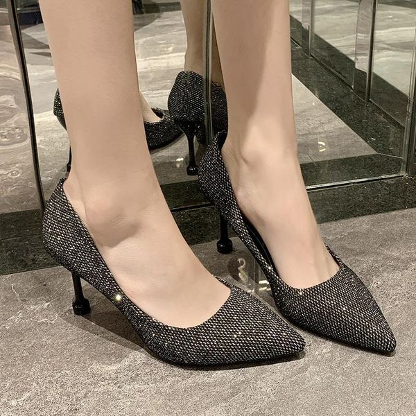 dress shoes black silver sequined party high heels women shiny pointed toe pumps 8 cm stiletto heel ladies 2021
dress shoes black silver sequined party high heels women shiny pointed toe pumps 8 cm stiletto heel ladies 2021