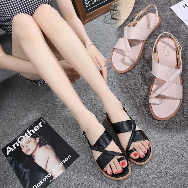 women sandles summer shoes 2021 flat gladiator open-toe rome ladies shoe plus size beach slides sandals, Black
women sandles summer shoes 2021 flat gladiator open-toe rome ladies shoe plus size beach slides sandals, Black