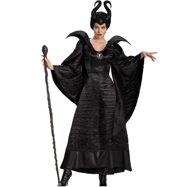 m-3xl large halloween costume sleeping spell dark witch costume horn uniform, Black;red
m-3xl large halloween costume sleeping spell dark witch costume horn uniform, Black;red
