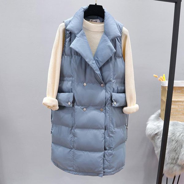 women's vests qoerlin sleeveless lace up waistcoat women cotton clothing double-breasted long parkas female pocket solid jacket coat au, Black;white
women's vests qoerlin sleeveless lace up waistcoat women cotton clothing double-breasted long parkas female pocket solid jacket coat au, Black;white