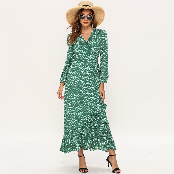 women long bohemian dress v neck split floral print maxi beach dresses sleeve ruffle woman vestidos mujer casual, Black;gray
women long bohemian dress v neck split floral print maxi beach dresses sleeve ruffle woman vestidos mujer casual, Black;gray