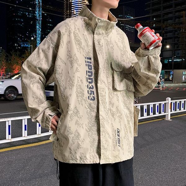 men's jackets 2021 autumn jacket men clothing korea fashion streetwear mens coats harajuku y2k long sleeve plus size loose clothes, Black;brown
men's jackets 2021 autumn jacket men clothing korea fashion streetwear mens coats harajuku y2k long sleeve plus size loose clothes, Black;brown