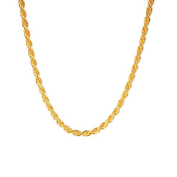 chains 999 pure gold twisted singapore chain rope choker necklace for women jewelry, Silver
chains 999 pure gold twisted singapore chain rope choker necklace for women jewelry, Silver
