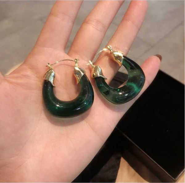 hoop & huggie transparent resin u-shaped earrings temperament banquet geometric three-dimensional ear buckle, Golden;silver
hoop & huggie transparent resin u-shaped earrings temperament banquet geometric three-dimensional ear buckle, Golden;silver