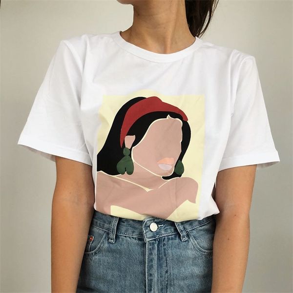 lizkova 95% cotton tshirt women 2021 short sleeve summ shirt vintgae characters print harajuku o-neck casual, White
lizkova 95% cotton tshirt women 2021 short sleeve summ shirt vintgae characters print harajuku o-neck casual, White