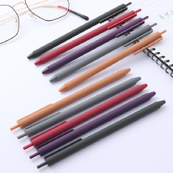 gel pens 10pcs/ set 0.5mm colored ink simple retro press style signature pen for student cute stationery school office supplies
gel pens 10pcs/ set 0.5mm colored ink simple retro press style signature pen for student cute stationery school office supplies