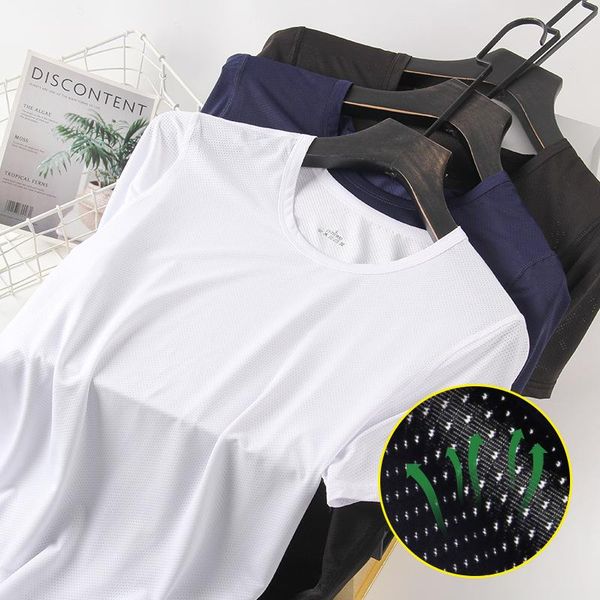 men's t-shirts 2021 summer breathable ice mesh outdoor sports silk thin fast dry elastic short-sleeved t-shirt male -4xl, White;black
men's t-shirts 2021 summer breathable ice mesh outdoor sports silk thin fast dry elastic short-sleeved t-shirt male -4xl, White;black