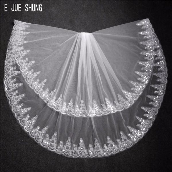 bridal veils e jue shung romantic short wedding veil two layer applique edged with comb veu de noiva accessories, Black
bridal veils e jue shung romantic short wedding veil two layer applique edged with comb veu de noiva accessories, Black