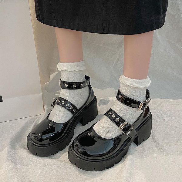 dress shoes 2021 women japanese style lolita vintage soft high heels platform college student mary jane, Black
dress shoes 2021 women japanese style lolita vintage soft high heels platform college student mary jane, Black
