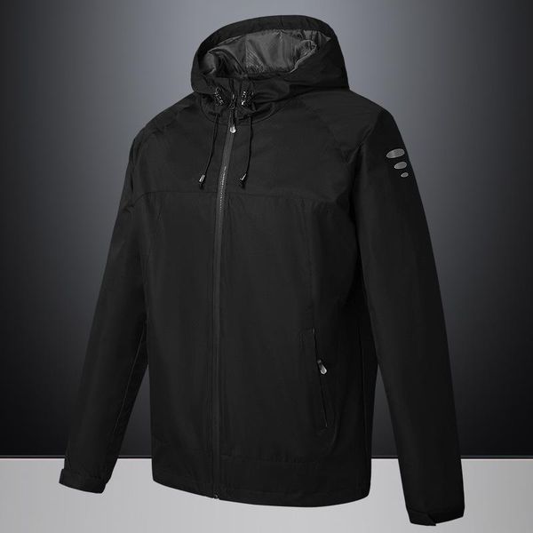 men's jackets windbreaker coats men casual fashion waterproof jacket hooded solid color outerwear male reflective coat, Black;brown
men's jackets windbreaker coats men casual fashion waterproof jacket hooded solid color outerwear male reflective coat, Black;brown