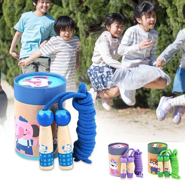 4# lovely jumping rope wood handle sport body building skipping kids adjustable cotton ropes jump exercise tool
4# lovely jumping rope wood handle sport body building skipping kids adjustable cotton ropes jump exercise tool