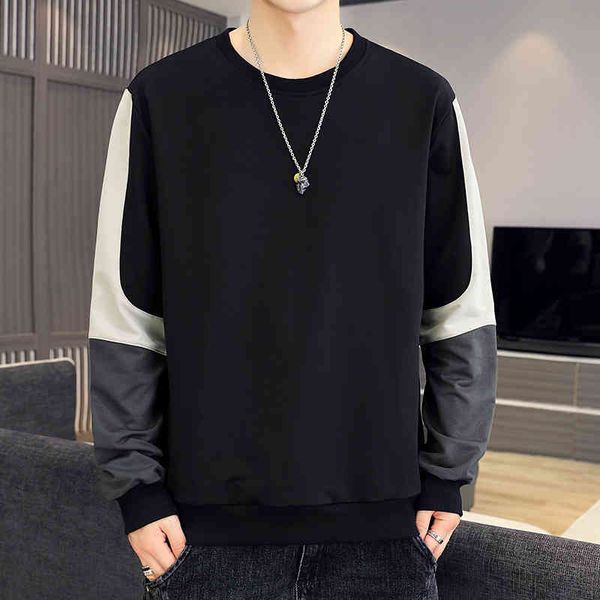 2021 new men's sweater round neck hoodls fashion casual loose versatile in spring and autumn, Black
2021 new men's sweater round neck hoodls fashion casual loose versatile in spring and autumn, Black
