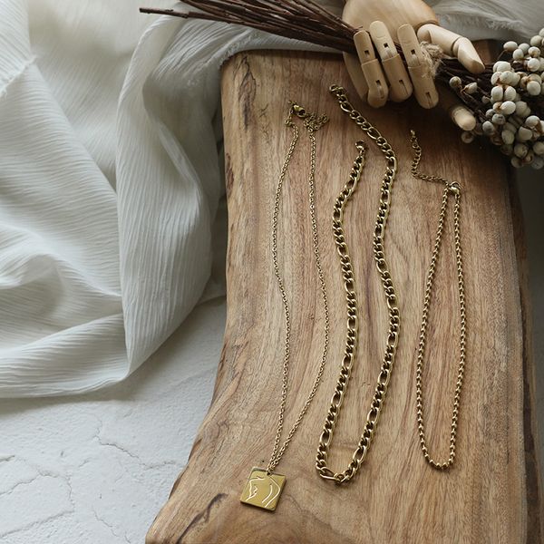 square hand painted human body line sweater chain three layer cover chain round bead clavicle chain stainless steel plating, Silver
square hand painted human body line sweater chain three layer cover chain round bead clavicle chain stainless steel plating, Silver