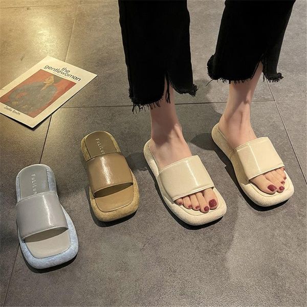 sandals fashion platform slippers ladies summer beach square toe low heel casual flip flops slides, Black
sandals fashion platform slippers ladies summer beach square toe low heel casual flip flops slides, Black