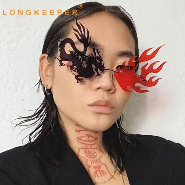 sunglasses longkeeper 2021 fashion rimless women men brand design unique frameless sun glasses cool party shades uv400 oculos, White;black
sunglasses longkeeper 2021 fashion rimless women men brand design unique frameless sun glasses cool party shades uv400 oculos, White;black