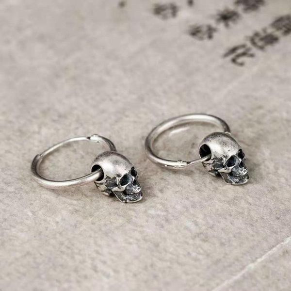 hoop & huggie trending punk skull earrings personality gothic women party holiday gift couple, Golden;silver
hoop & huggie trending punk skull earrings personality gothic women party holiday gift couple, Golden;silver