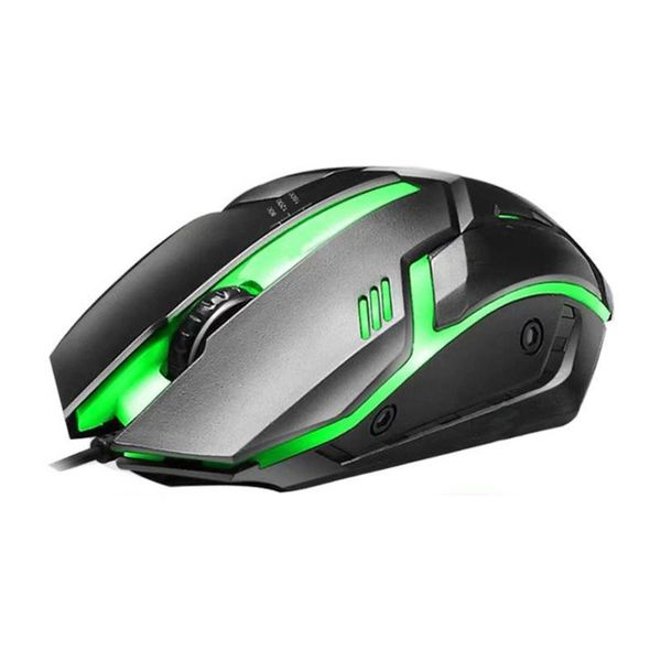 mice wired usb lighting gaming mouse drive comfortable ergonomic led optical computer