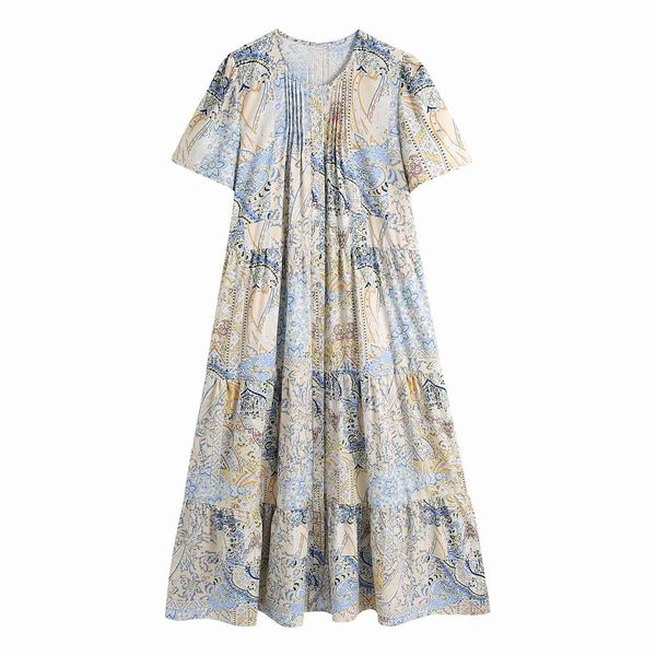 spring women dress printed pleated short sleeve o-neck midi dresses chic lady casual fashion clothes 210517, Black;gray
spring women dress printed pleated short sleeve o-neck midi dresses chic lady casual fashion clothes 210517, Black;gray