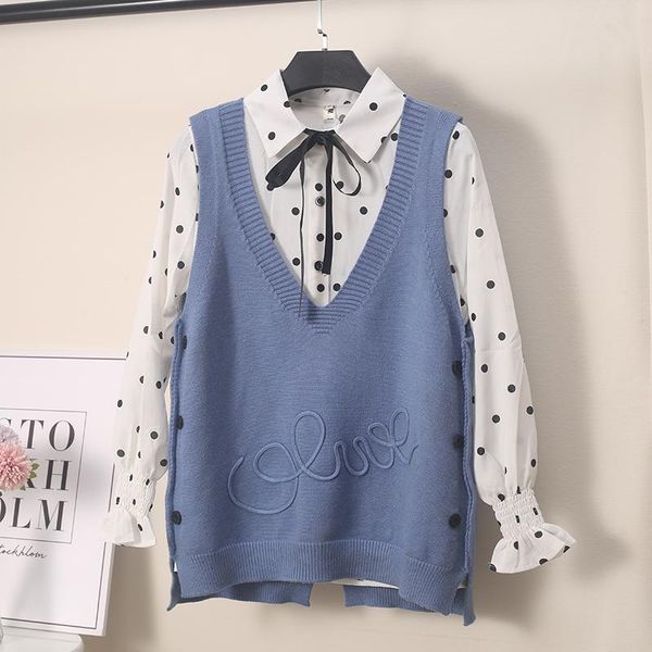 women's vests buttons v-neck knitted vest sweater autumn and winter korean loose wild sleeveless yellow hole, Black;white
women's vests buttons v-neck knitted vest sweater autumn and winter korean loose wild sleeveless yellow hole, Black;white