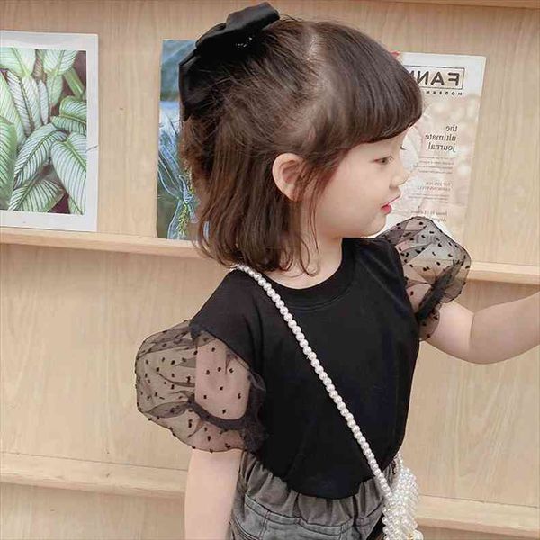 seersucker short sleeved t shirt summer girls wave point childrens clothes trumpet sleeve bottoming, Blue
seersucker short sleeved t shirt summer girls wave point childrens clothes trumpet sleeve bottoming, Blue