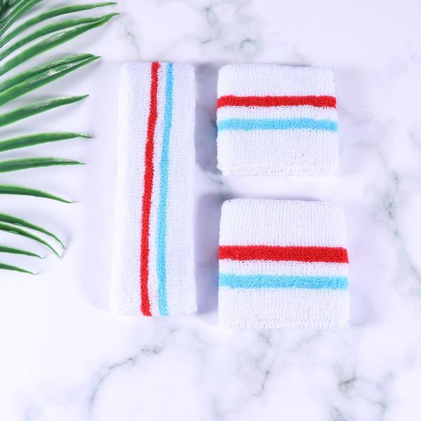 sweatband 1 set of sports protective gear headband polyester cotton wristband exercise products sweat-absorbing (red blue whi, Yellow;black
sweatband 1 set of sports protective gear headband polyester cotton wristband exercise products sweat-absorbing (red blue whi, Yellow;black