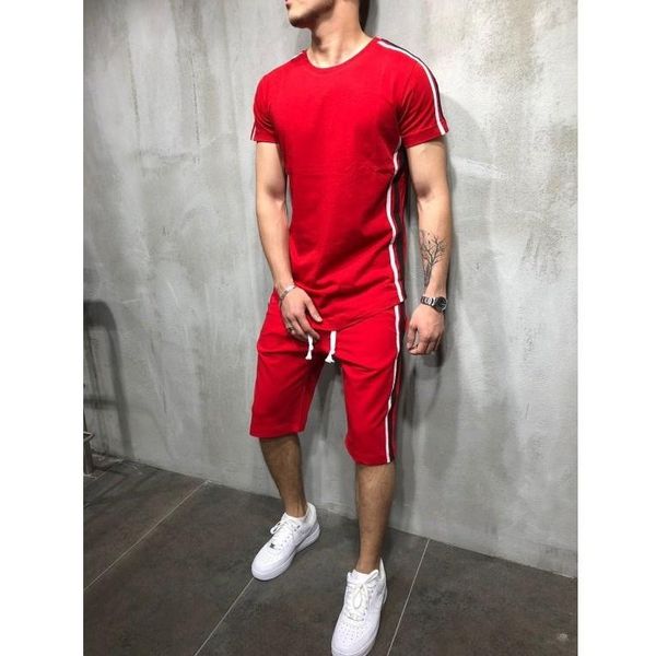 men's tracksuits 2021 summer short sleeve sport suits tracksuit breathable sweat male sportswear 2 piece set men shorts + t shirt, Gray
men's tracksuits 2021 summer short sleeve sport suits tracksuit breathable sweat male sportswear 2 piece set men shorts + t shirt, Gray