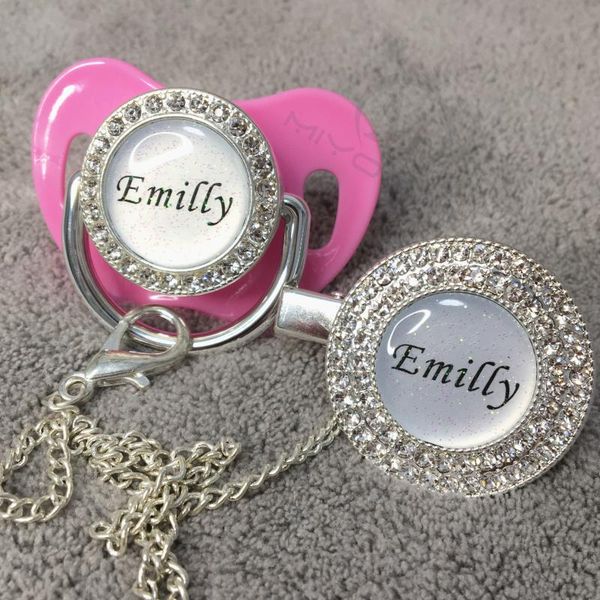 pacifiers# miyocar custom any glitter name po pink bling pacifier and clip silver bpa dummy design p3-1-bg
pacifiers# miyocar custom any glitter name po pink bling pacifier and clip silver bpa dummy design p3-1-bg