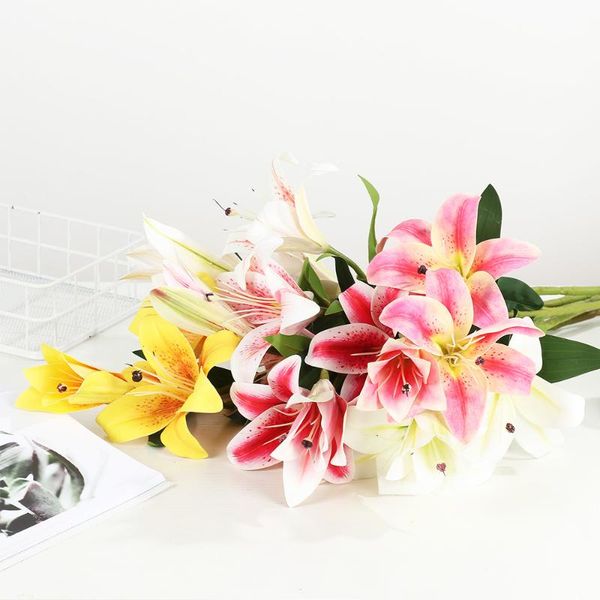 decorative flowers & wreaths 3d printing cute lily branch real looking artificial for home decoration wedding decor fake garden flores gift
decorative flowers & wreaths 3d printing cute lily branch real looking artificial for home decoration wedding decor fake garden flores gift