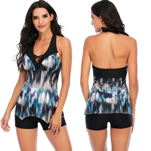 women tankini with shorts retro print floral swimsuit ladies bikini set two pieces swimwear beachwear swimming one-piece suits
women tankini with shorts retro print floral swimsuit ladies bikini set two pieces swimwear beachwear swimming one-piece suits