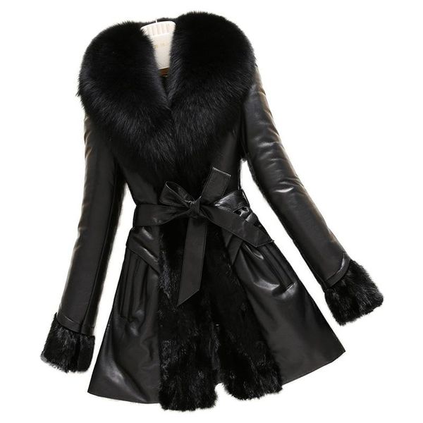 leather female in the 2021 haining teamed fur territorial waters mink coat women's & faux, Black
leather female in the 2021 haining teamed fur territorial waters mink coat women's & faux, Black