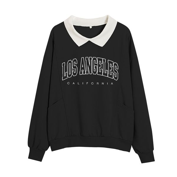 spring female hooded sweatshirt korean fashion pullover for lady cotton sweat femme vintage los angeles california hoodies women 211019, Black
spring female hooded sweatshirt korean fashion pullover for lady cotton sweat femme vintage los angeles california hoodies women 211019, Black