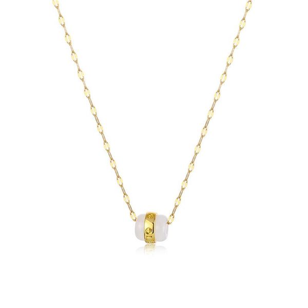 pendant necklaces jewelry titanium steel small female gold inlaid clavicle choker bridal wedding for girls, Silver
pendant necklaces jewelry titanium steel small female gold inlaid clavicle choker bridal wedding for girls, Silver