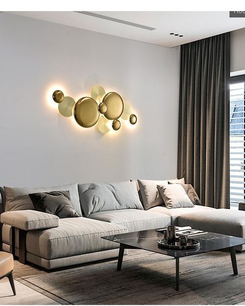 wall lamp light luxury fashion creative electroplating golden metal disc combination design living room background
wall lamp light luxury fashion creative electroplating golden metal disc combination design living room background