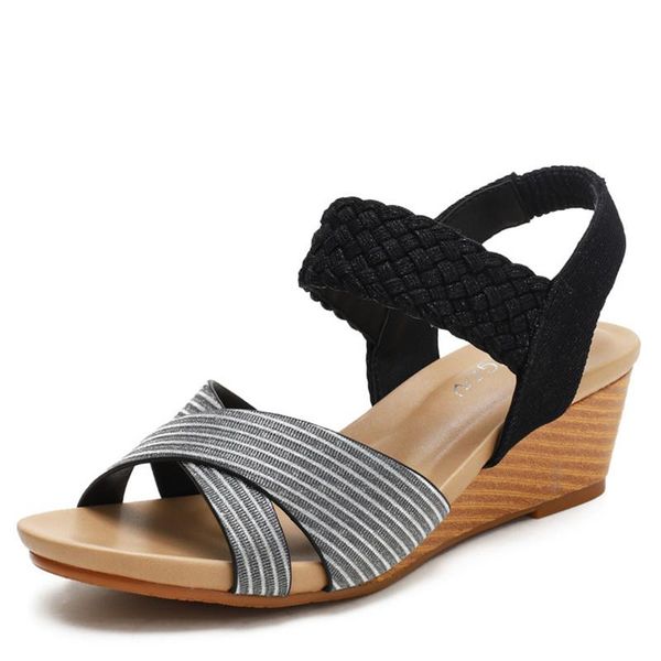kalsooni 2021 women wedges rome sandals comfortable bohemian vintage beach shoes, Black
kalsooni 2021 women wedges rome sandals comfortable bohemian vintage beach shoes, Black