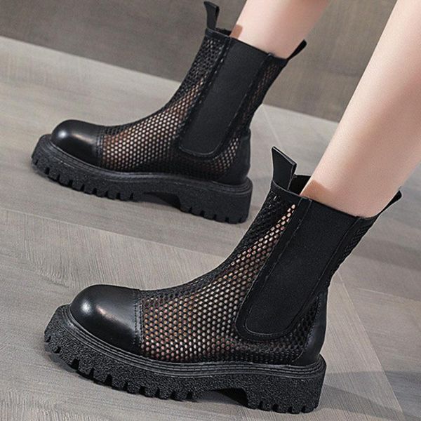 boots smoke tube black women summer breathable leather mid-tube thick-soled short mesh hollow shoes
boots smoke tube black women summer breathable leather mid-tube thick-soled short mesh hollow shoes
