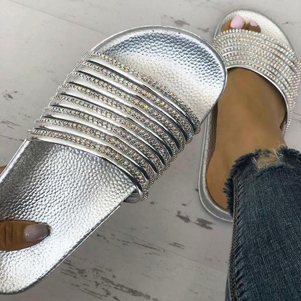 slippers ladies rhinestone bling slipper home shoes women summer outdoor female beach slides bathroom slide on, Black
slippers ladies rhinestone bling slipper home shoes women summer outdoor female beach slides bathroom slide on, Black
