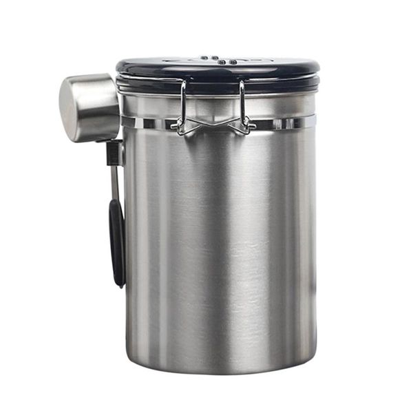 storage bottles & jars coffee canister stainless steel container with scoop date tracking wheel one way co2 valve
storage bottles & jars coffee canister stainless steel container with scoop date tracking wheel one way co2 valve