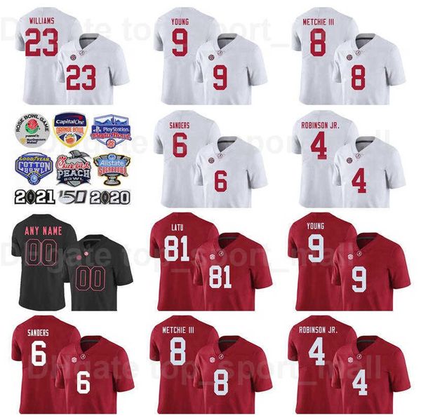 ncaa college football alabama crimson tide jersey 9 bryce young 4 brian robinson jr 6 trey sanders 23 roydell williams 8 john metchie iii 81, Black
ncaa college football alabama crimson tide jersey 9 bryce young 4 brian robinson jr 6 trey sanders 23 roydell williams 8 john metchie iii 81, Black