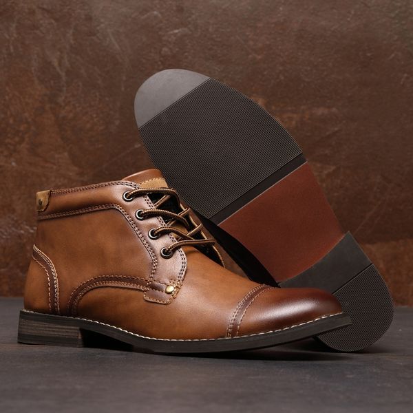 dress shoes new men basic boots mens fashion outdoor male antiskid design leather lace-up comfy casual ankle 6wgb, Black
dress shoes new men basic boots mens fashion outdoor male antiskid design leather lace-up comfy casual ankle 6wgb, Black