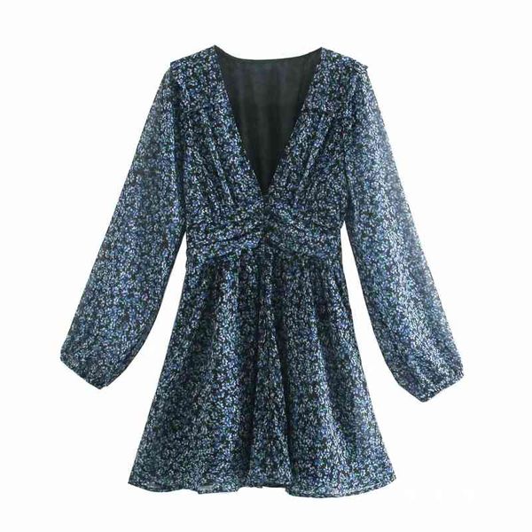 women flower printing v neck elastic waist pleated mini dress female long sleeve clothes casual lady slim vestido d6853 210430, Black;gray
women flower printing v neck elastic waist pleated mini dress female long sleeve clothes casual lady slim vestido d6853 210430, Black;gray