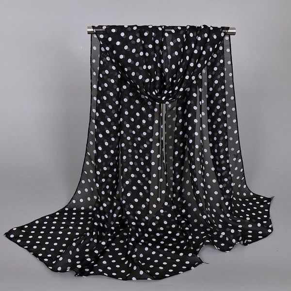 160*50cm printed dots chiffon silk scarf fashion women shawl beach cover up wrap holiday sunscreen scarves, Blue;gray
160*50cm printed dots chiffon silk scarf fashion women shawl beach cover up wrap holiday sunscreen scarves, Blue;gray